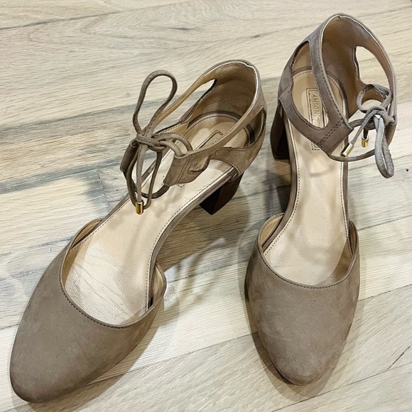 Antonio Melani suede/genuine leather heels- size 8.5 - Picture 3 of 6